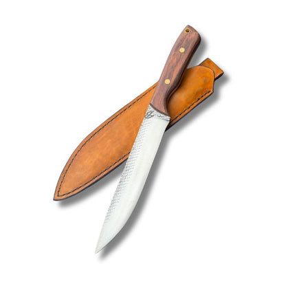 Custom Knife - Fixed Blade - Wood Handle